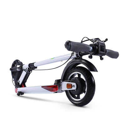 E-twow folding electric scooter stores and travels easily.